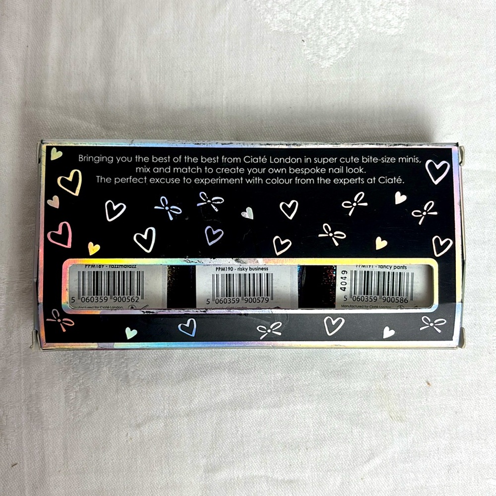 NIB Ciate' London set of 3 Mini Polishes - Picture 2 of 8
